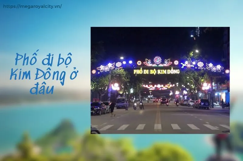 Phố đi bộ Kim Đồng ở đâu và có gì đặc biệt?